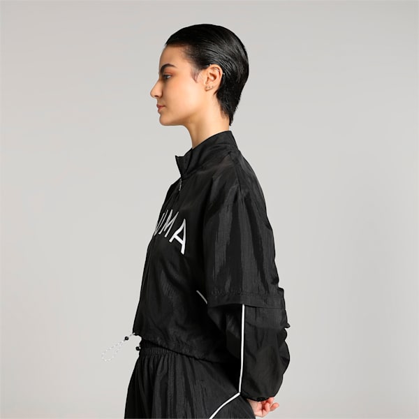 FIT "Move" Women's Woven Training Jacket, PUMA Black, extralarge-IND